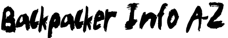 Backpacker A-Z