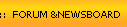 Forum & Newsboards